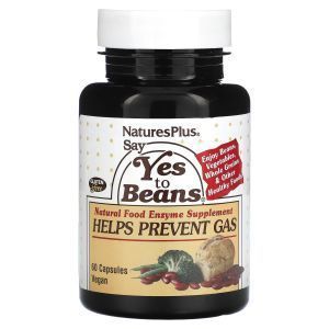 Пищеварительные ферменты, Say Yes to Beans, Nature's Plus, 60 капсул (Default)