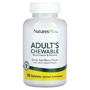 Мультивитамины для взрослых, супер фрукты, Multi-Vitamin, Nature's Plus, 90 жевательных таблеток