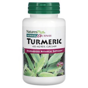 Куркумин, Turmeric, Nature's Plus, 400 мг, 60 капсул (Default)