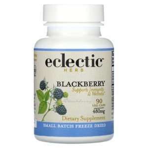 Ежевика, Blackberry Fruit, Eclectic Institute, 480 мг, 90 кап. 