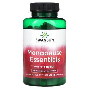 Поддержка при менопаузе, Menopause Essentials, Swanson, 120 растительных капсул