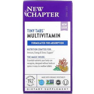 Мультивитаминный комплекс, Complexed Multivitamin, New Chapter, 192 минитаблетки