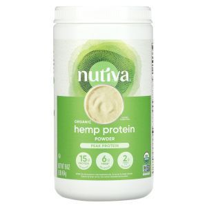 Конопляный протеин, Hemp Protein, Nutiva, органик, 454 гр