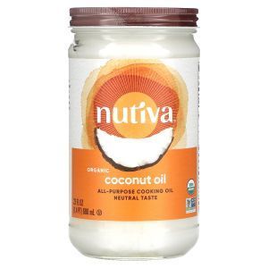 Кокосовое масло рафинированное, Nutiva, 680 мл 