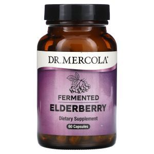 Ферментированная бузина, Fermented Elderberry, Dr. Mercola, органик, 60 таблеток