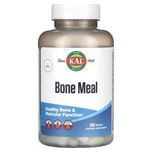 Поддержка костей и функции мышц, Bone Meal, KAL, 250 таблеток
