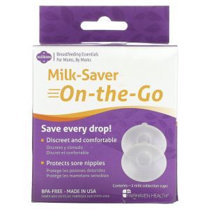Насадки для экономии молока на ходу, Milk-Saver-On-The-Go, Milkies, Fairhaven Health, 2 насадки для сбора молока
