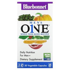 Мультивитамины для мужчин, Men's ONE, Bluebonnet Nutrition, 30 вегетарианских капсул