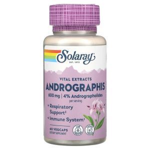 Андрографис экстракт, Andrographis, Solaray, 300 мг, 60 капсул