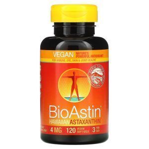 Гавайский астаксантин, BioAstin, Nutrex Hawaii, 4 мг, 120 капсул