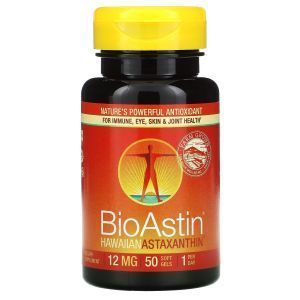 Астаксантин, Nutrex Hawaii, БиоАстин, 12 мг, 50 гелевых капсул