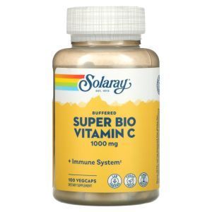 Буферизированный витамин С, Bio C Buffered, Solaray, 100 капсул