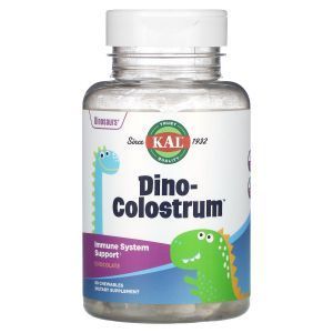 Молозиво, Dino-Colostrum, KAL, шоколад, 60 жевательных конфет