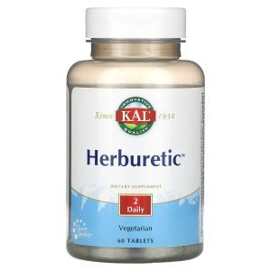 Поддержка водного баланса, Herburetic, KAL, 60 таблеток
