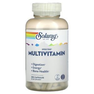 Мультивитамины, Spectro Multivitamin, Solaray, без железа, 250 капсул