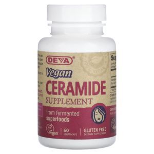 Керамиды для кожи, Ceramide, Deva, 60 вегетарианских капсул