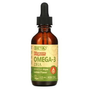 Омега-3 ДГК, с лимонным вкусом, Omega-3 DHA, Deva, 60 мл