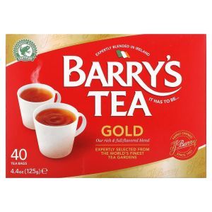 Черный чай, Gold Blend, Barry's Tea, 40 чайных пакетиков, 125 г