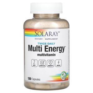 Мультивитамины, Multi Energy, Solaray, 2 в день, 120 капсул
