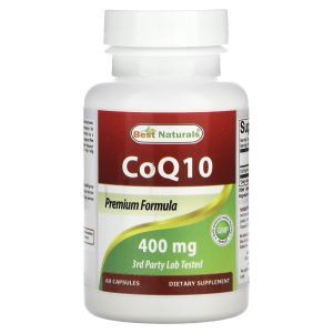 Коензим Q10, CoQ10, Best Naturals, 400 мг, 60 капсул