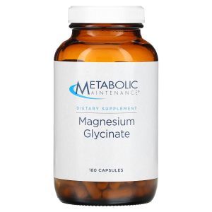 Магний глицинат, Metabolic Maintenance, 125 мг, 180 кап.