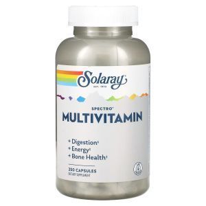 Мультивитамины, Spectro Multivitamin, Solaray, 250 капсул