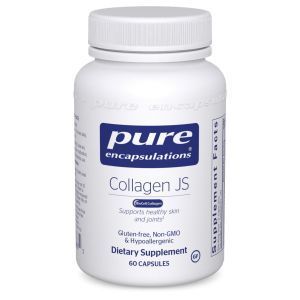 Коллаген BioCell, Collagen JS, Pure Encapsulations, поддержка здоровья суставов и кожи, 60 капсул
