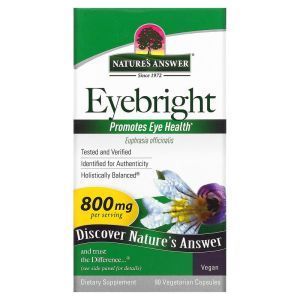 Очанка, Eyebright, Nature's Answer, 800 мг, 90 капсул