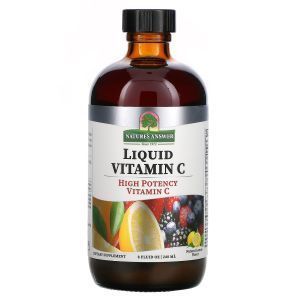 Витамин С жидкий, Liquid Vitamin C, Nature's Answer, лимон, 240 мл 