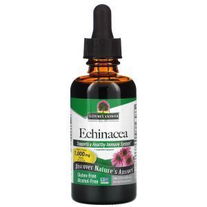 Эхинацея, Echinacea, Nature's Answer, без спирта, 1000 мг, 60 мл