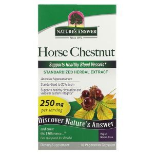 Конский каштан, Horse Chestnut, Nature's Answer, 250 мг, 90 кап.