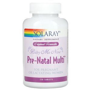 Мультивитамины для беременных, Pre-Natal Multi, Solaray, 150 таблеток
