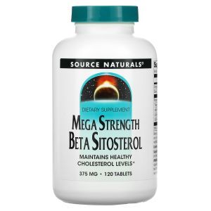 Бета ситостерол комплекс, Beta Sitosterol, Source Naturals, 375 мг, 120 таблеток