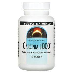 Гарциния, Source Naturals, 1,000 мг, 90 таблеток