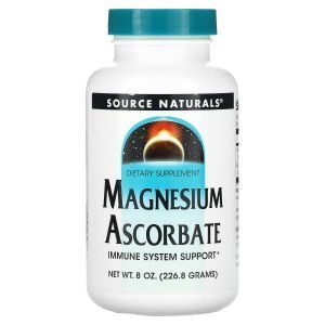 Аскорбат магния, Magnesium Ascorbate, Source Naturals, 226,8 г