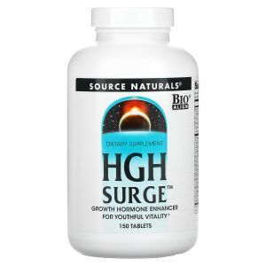 Гормон роста, HGH Surge, Source Naturals, 150 таблеток