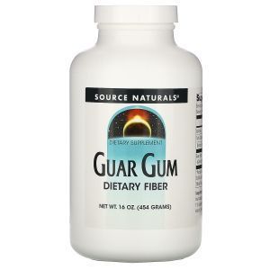 Гуаровая камедь, Guar Gum, Source Naturals, 454 г.
