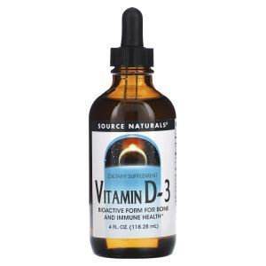 Витамин D3, Vitamin D-3, Source Naturals, 118.28 мл.