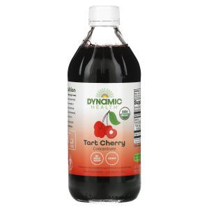 Концентрат вишневого сока, Tart Cherry Juice, Dynamic Health, 100% органик, несладкий, 473 мл