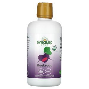 Свекольный сок, Beetroot Juice, Dynamic Health, органик, сертифицирован, 946 мл