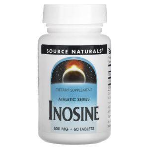 Инозин, Inosine, Source Naturals, 500 мг, 60 таблеток
