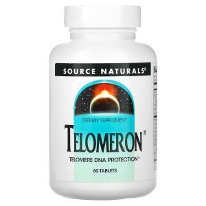 Теломер защита ДНК, Telomeron, Source Naturals, 60 таблеток