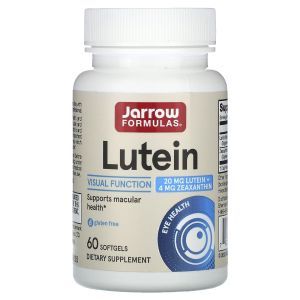 Лютеин, Lutein, Jarrow Formulas, 20 мг, 60 капс