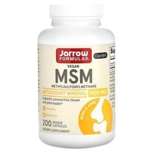 Метилсульфонилметан, MSM, Jarrow Formulas, 1000 мг, 200 капсул