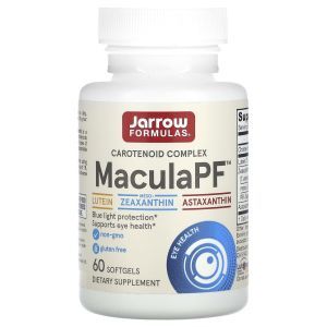 Формула для глаз, MaculaPF Blue Light Protection, Jarrow Formulas, 60 гелевых капсул