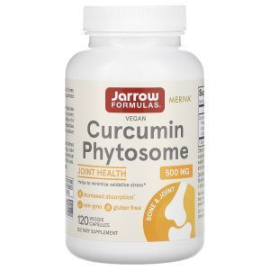 Фитосомы куркумина, Curcumin Phytosome, Jarrow Formulas, 500 мг, 120 капсул