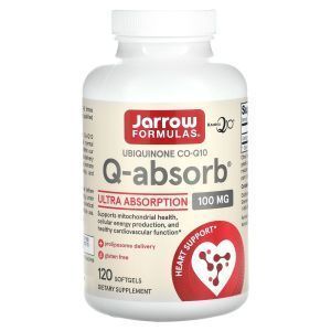 Коэнзим Q10, Q-absorb, Jarrow Formulas, 100 мг, 120кап