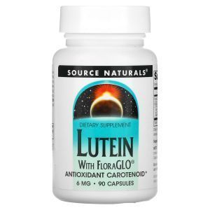 Лютеин, Source Naturals, 6 мг, 90 капсул 