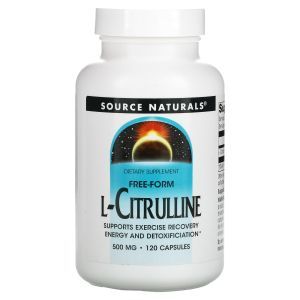 L-цитруллин, L-Citrulline, Source Naturals, 125 мг, 120 капсул