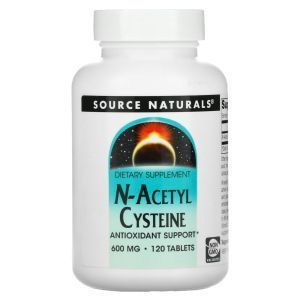 N-ацетинцистеин, Source Naturals, 600 мг, 120 таб